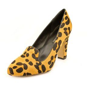 Via Spiga Leopard Round Toe Heels